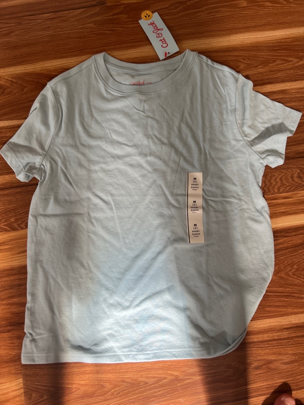 Cat & Jack Light Blue Short Sleeve Tee